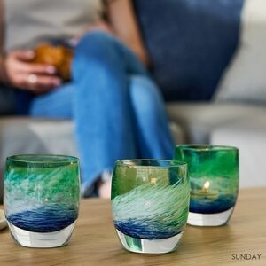 NIB Glassybaby SUNDAY Seahawks
